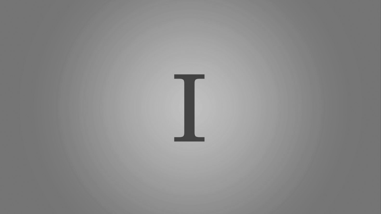 I, I, I, I, I . . .