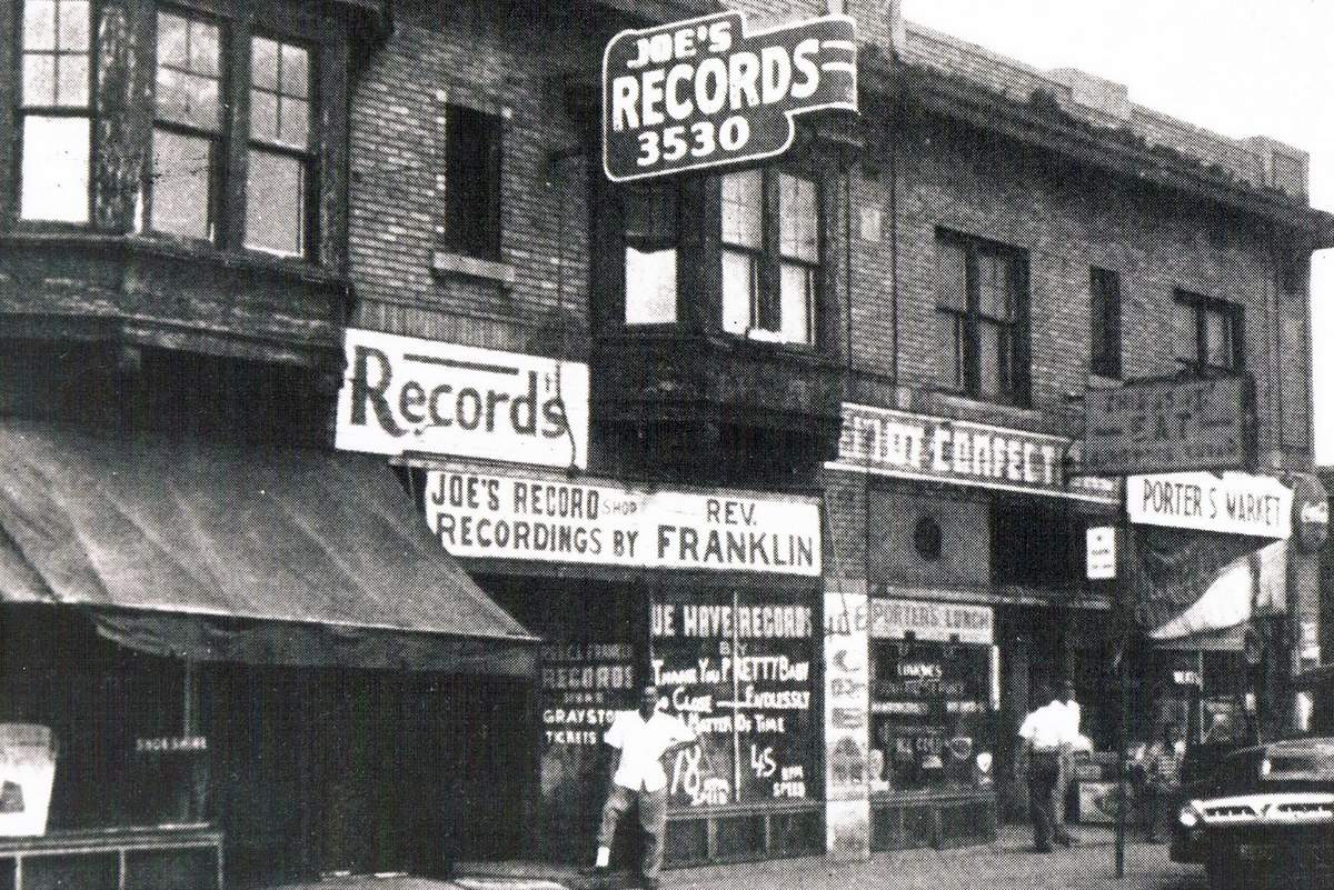 Joe’s Records on Hastings’s Street, Detroit